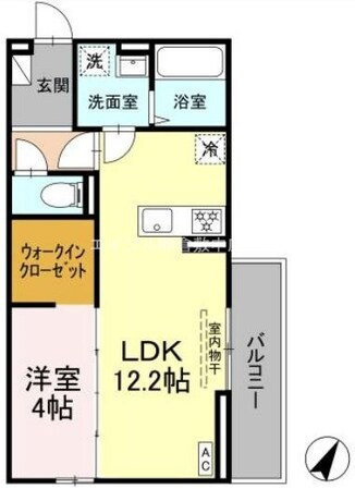 （仮）D-room浜ノ茶屋の物件間取画像